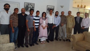 Pakistan Davis Cup team hosted at a Reception by Pakistan High Commission Colombo