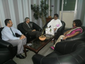 Pakistani Envoy meets Sri Lankan Minister of Technology, Research and Atomic Energy