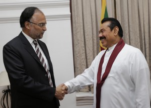 Minister for Planning, Development and Reforms, Government of Pakistan Meets President Mahinda Rajapaksa