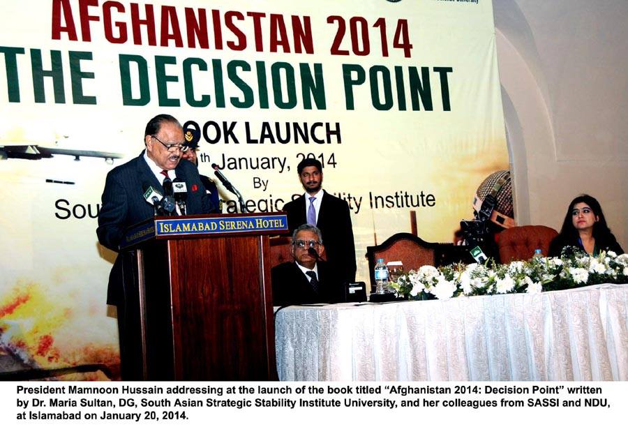 Drone strikes must stop: President of Pakistan