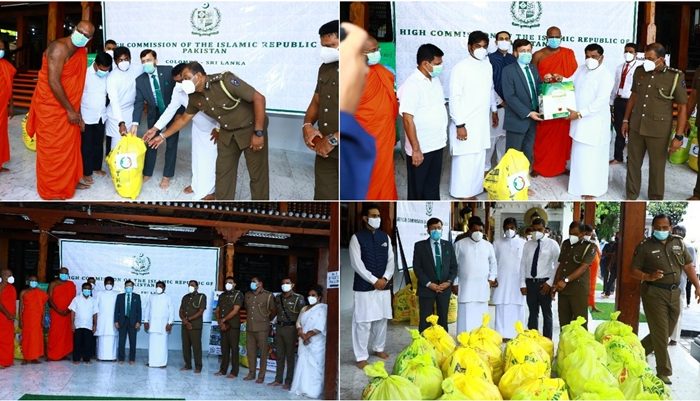 High Commissioner of Pakistan handed over food items to Hon. Minister Mr. Piyal Nishantha De Silva