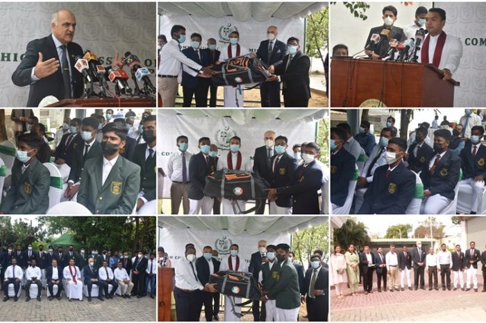 Pakistan High Commission donate cricket equipment