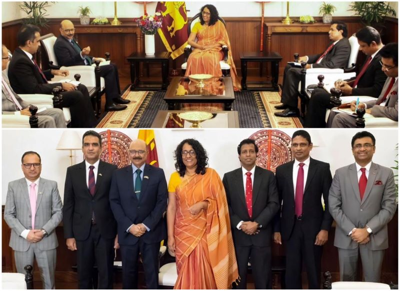 High Commissioner of Pakistan paid a courtesy call to the Prime Minister of Sri Lanka